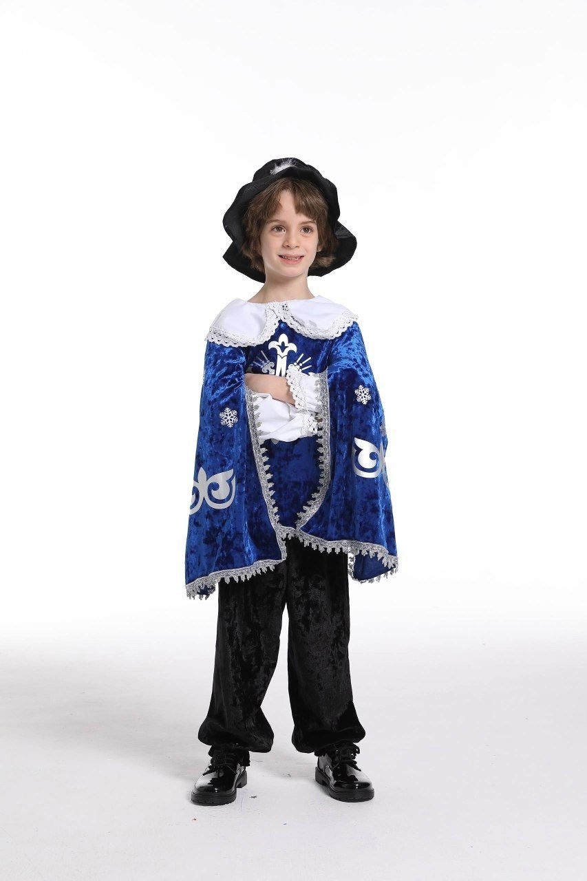 карнавальный костюм мушкетер синий 7003 батик,костюм мушкетера карнавалия,карнавальные костюмы,мушкетер костюм,карнавальный костюм мушкетер