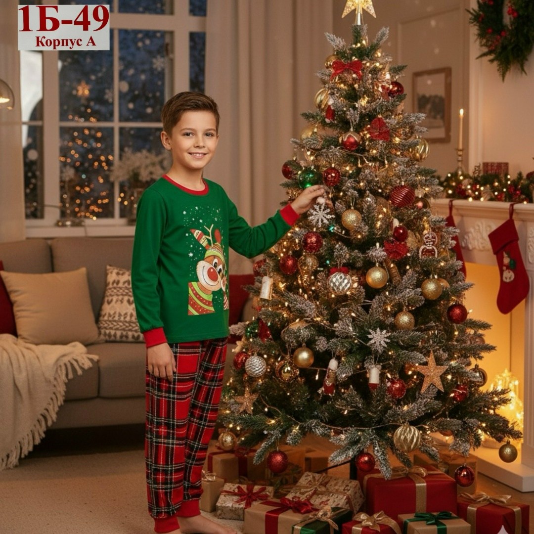 детская новогодняя пижама,новогодние пижамы,детская пижама,пижама для мальчика,комплект пижама