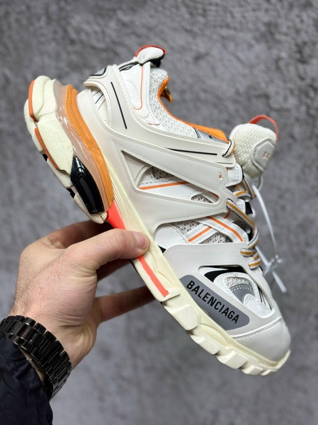 balenciaga track white orange,кроссовки balenciaga track,кроссовки balenciaga,balenciaga track,баленсиага трек 2 кроссовки