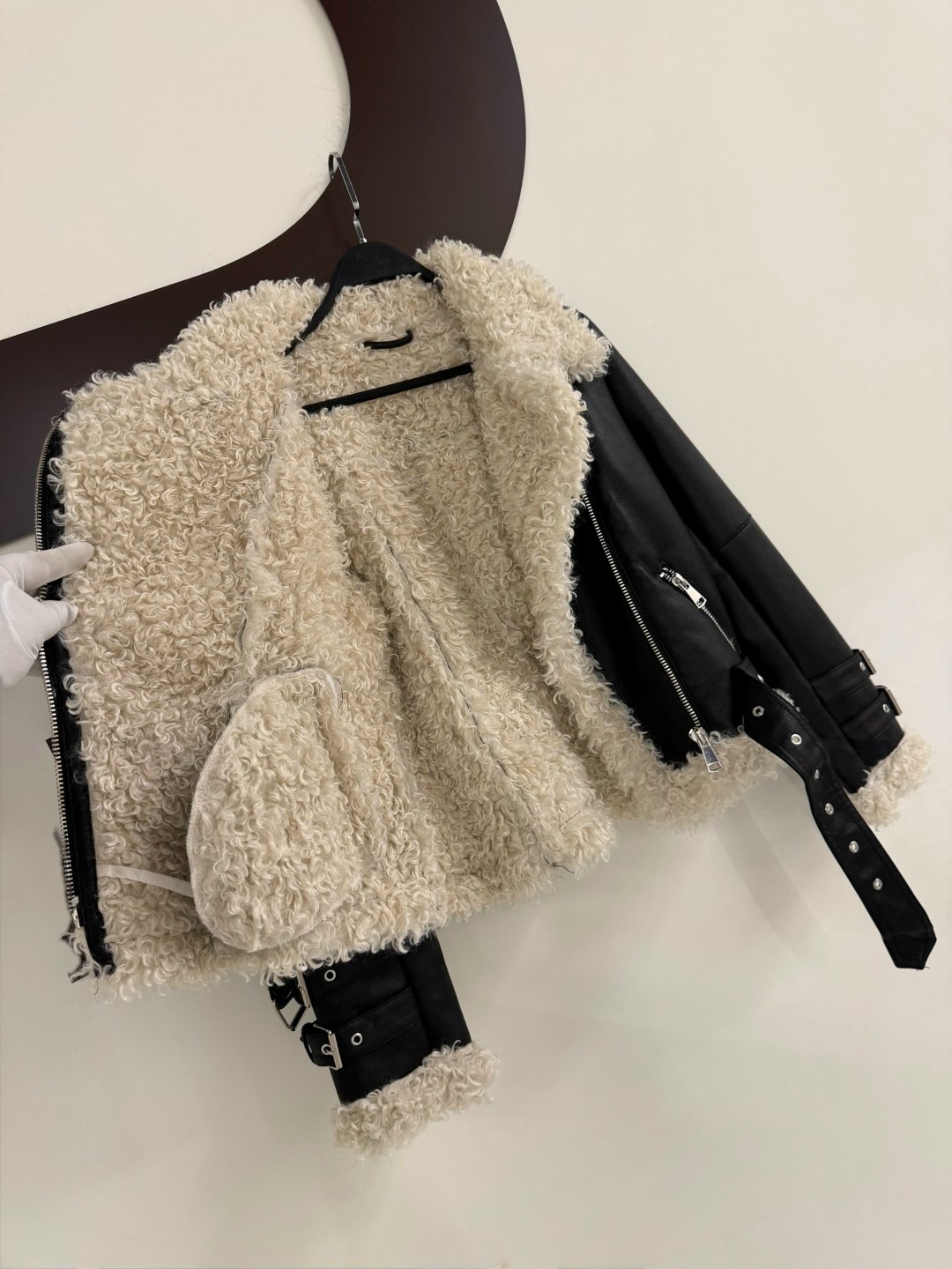 дубленка авиатор,женская дубленка,зимние куртки,укороченная дубленка,стильная дубленка