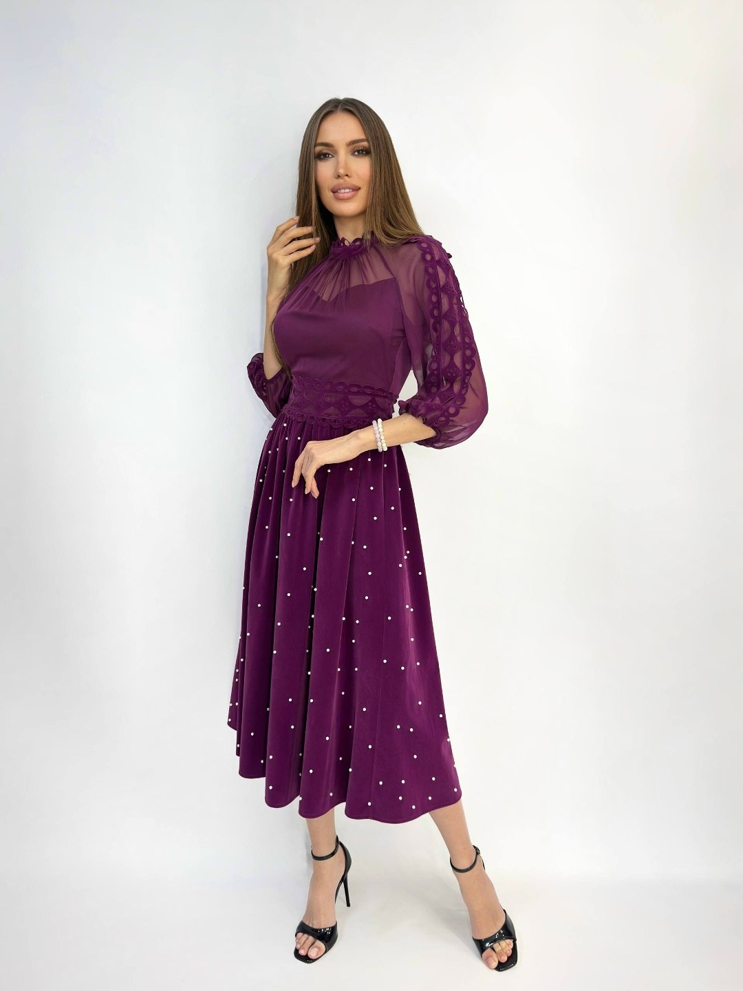 платье,нарядное платье,шифоновое платье,платье миди,платье модное