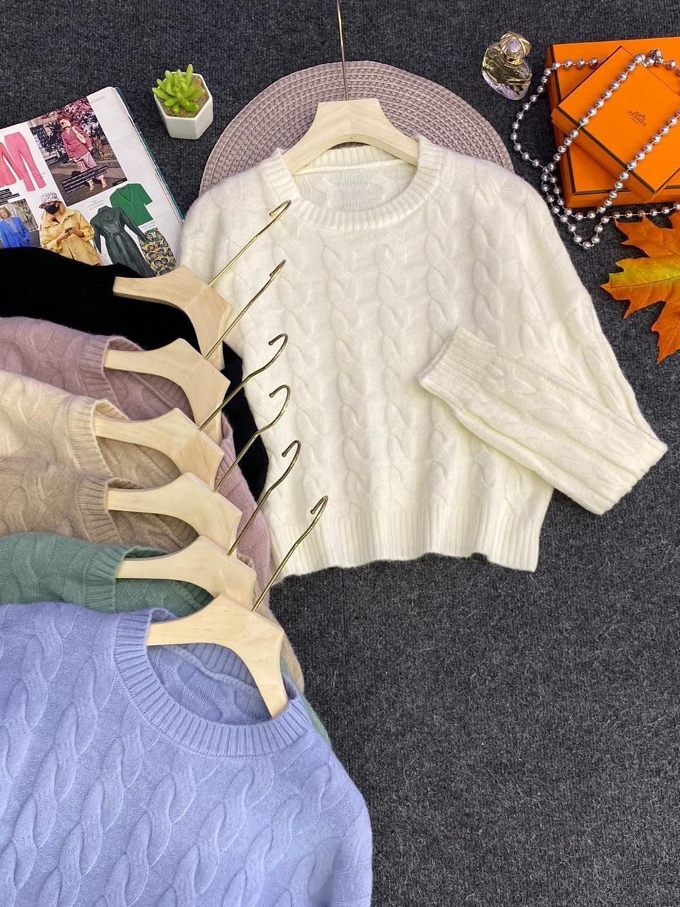 свитер вязанный,джемпер с косами,свитер джемпер,вязаные свитера,модные свитера