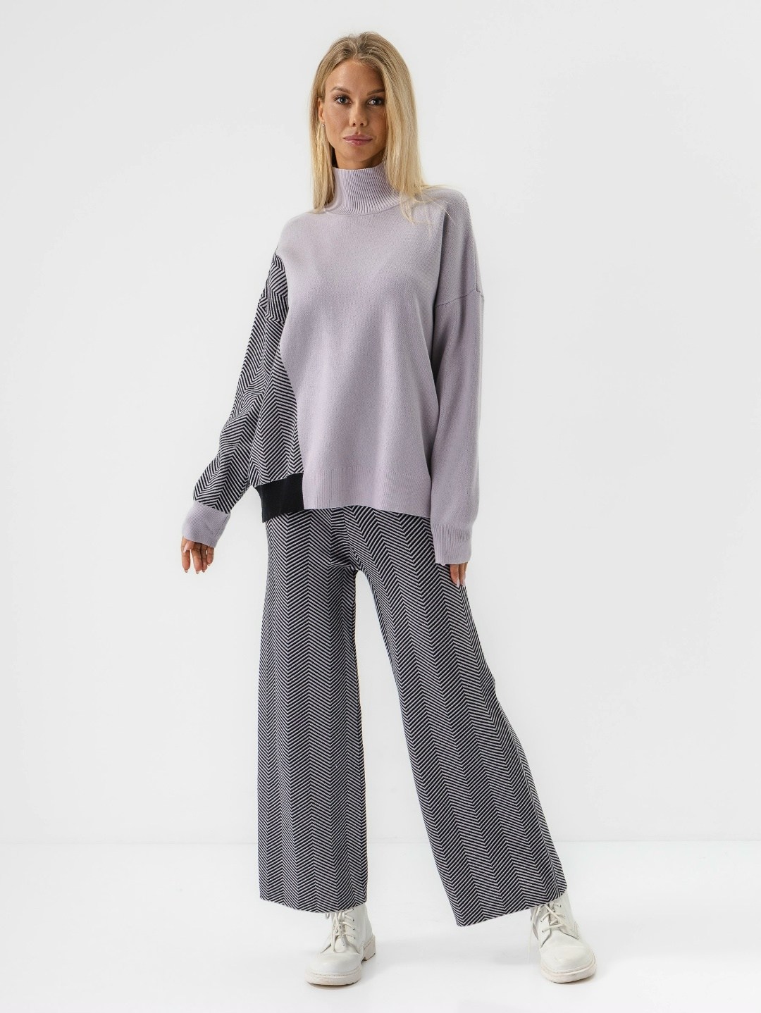 трикотажные брюки,джемпер,вязаные брюки,серый джемпер,трикотажные костюмы