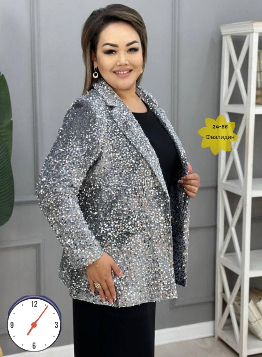 стильный пиджак,пиджак женский,жакет с пайетками,кардиган пиджак,