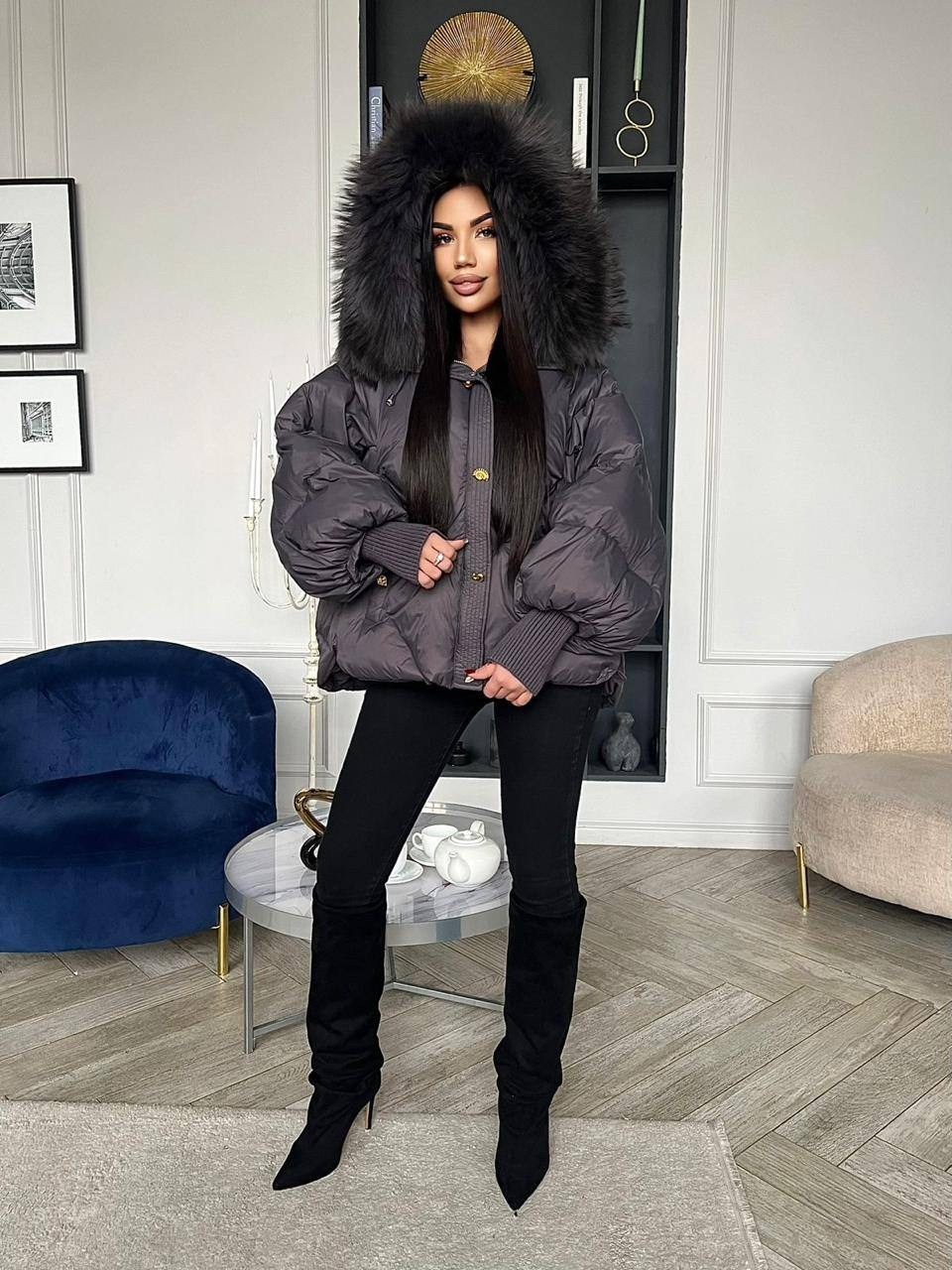 куртка с мехом,стильная куртка,женские пуховики,куртка женская,женская зимняя куртка
