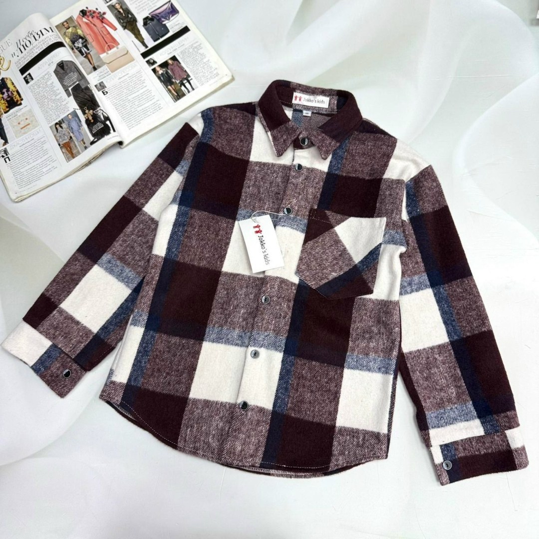 клетчатая рубашка h&m,рубашка для мальчика в клетку,теплая рубашка,рубашка детская в клетку,повседневная куртка