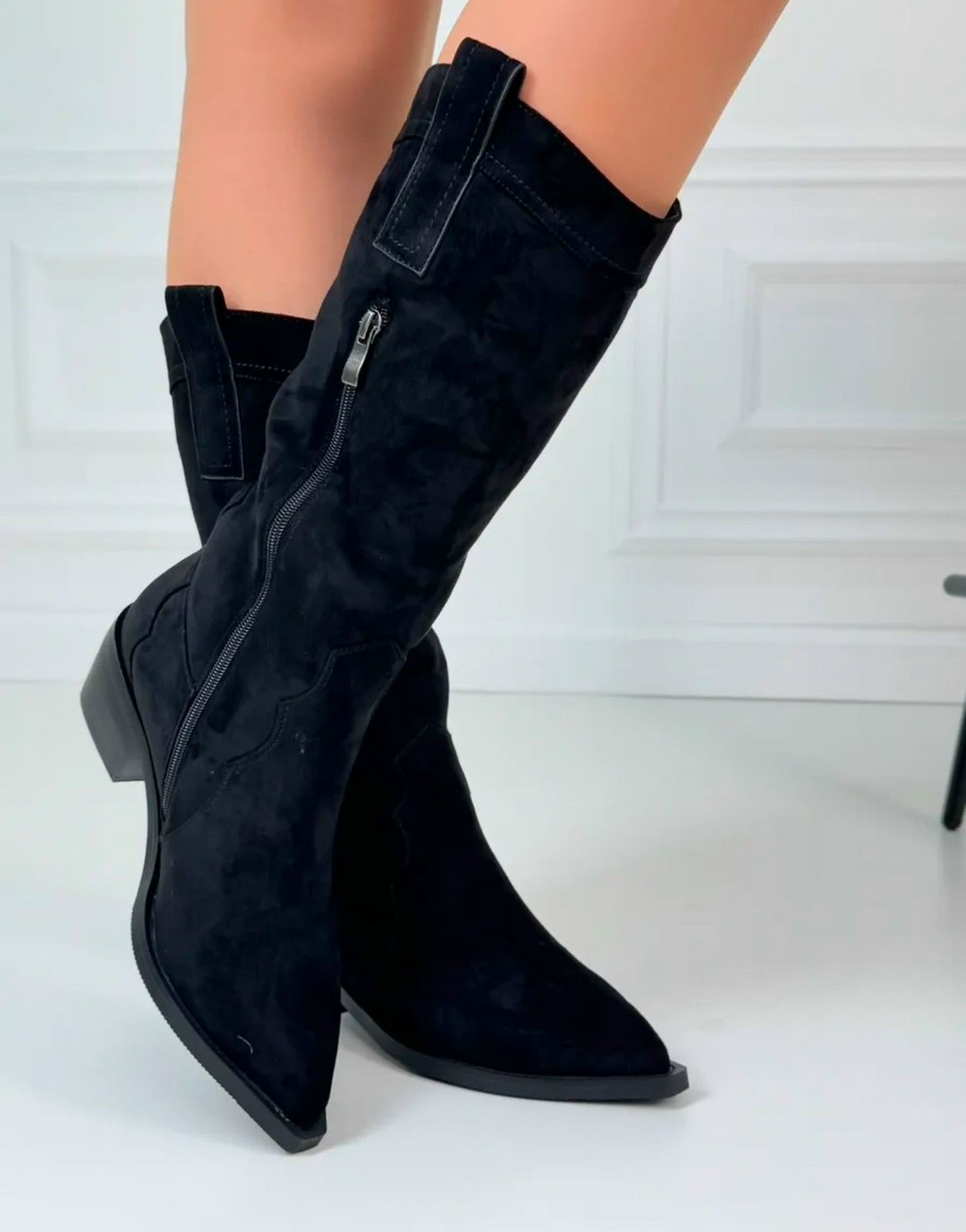 замшевые сапоги,женские сапоги,,сапоги казаки,сапоги казаки демисезонные на каблуке замшевые me