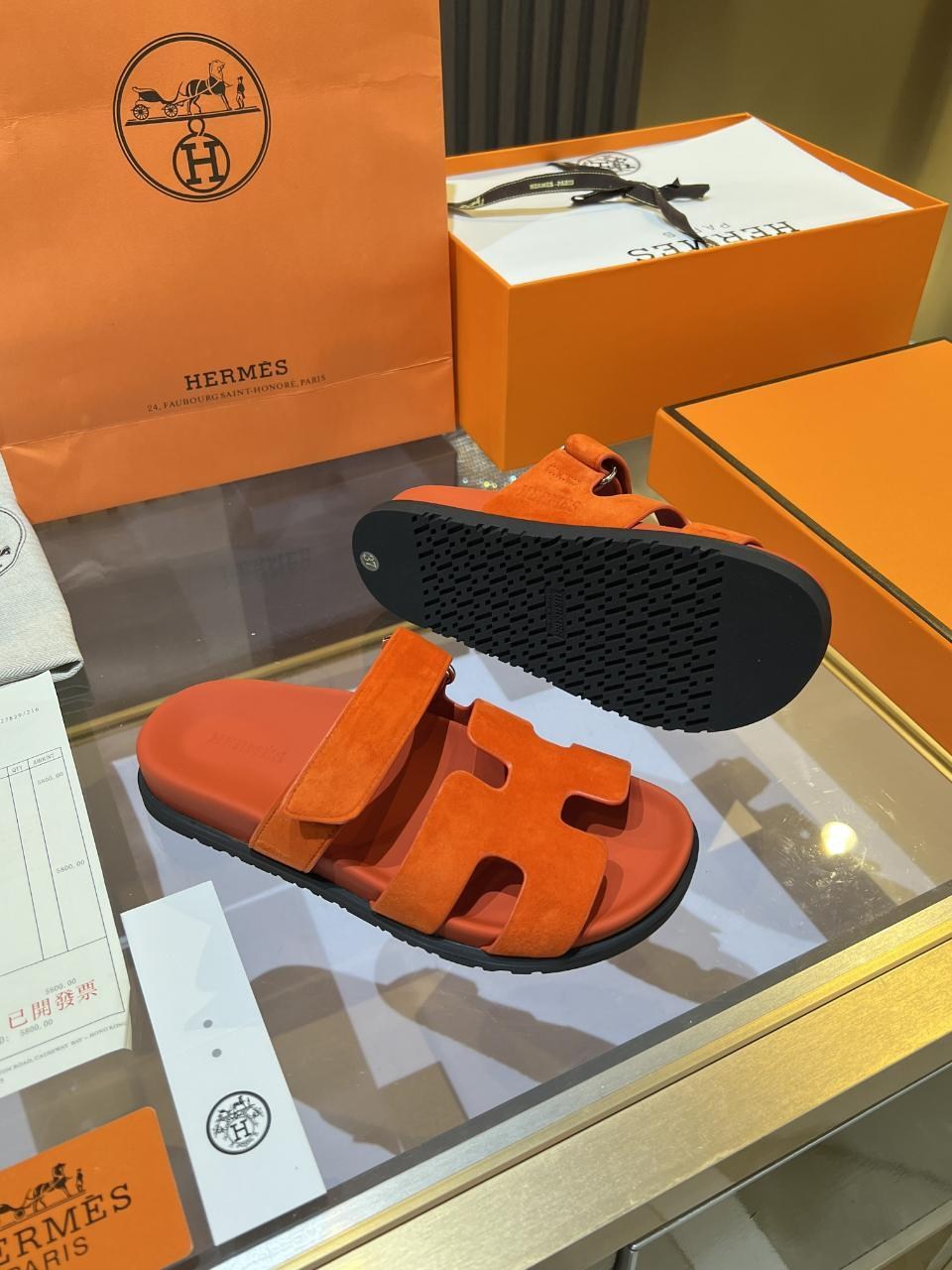 шлепанцы hermes,шлепанцы hermes оранжевые,сандалии hermes,босоножки hermes,шлепки hermes