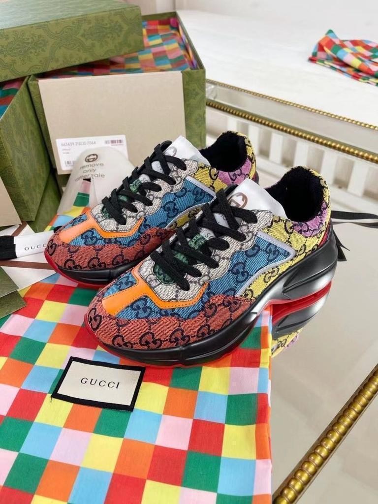 кроссовки женские gucci,кроссовки gucci,кроссовки гуччи зеленые,кроссовки гуччи разноцветные,кроссовки гуччи rhyton