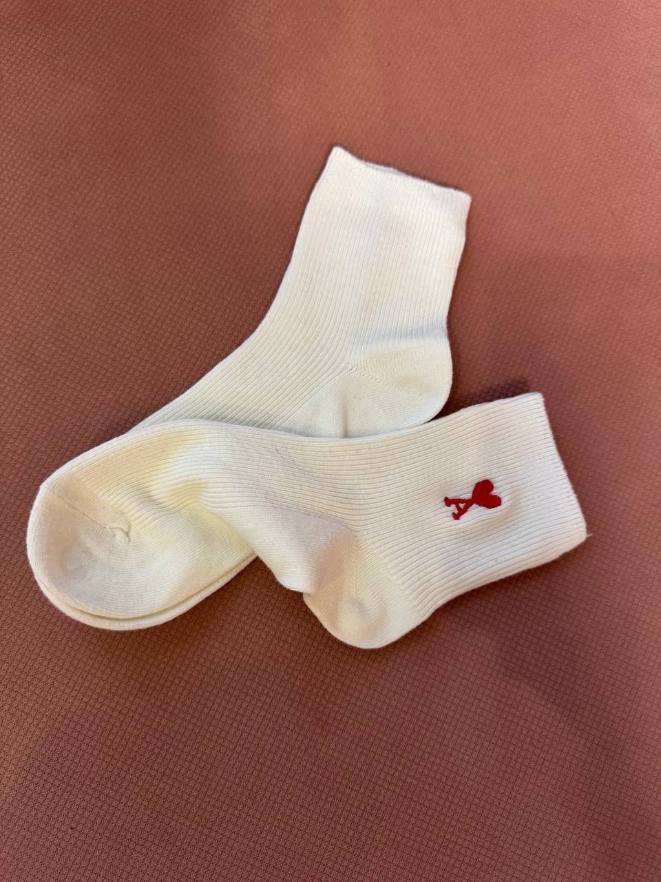 носки женские белые amigobs,носки женское,хлопковые носки женские,короткие носки,носки с сердечками