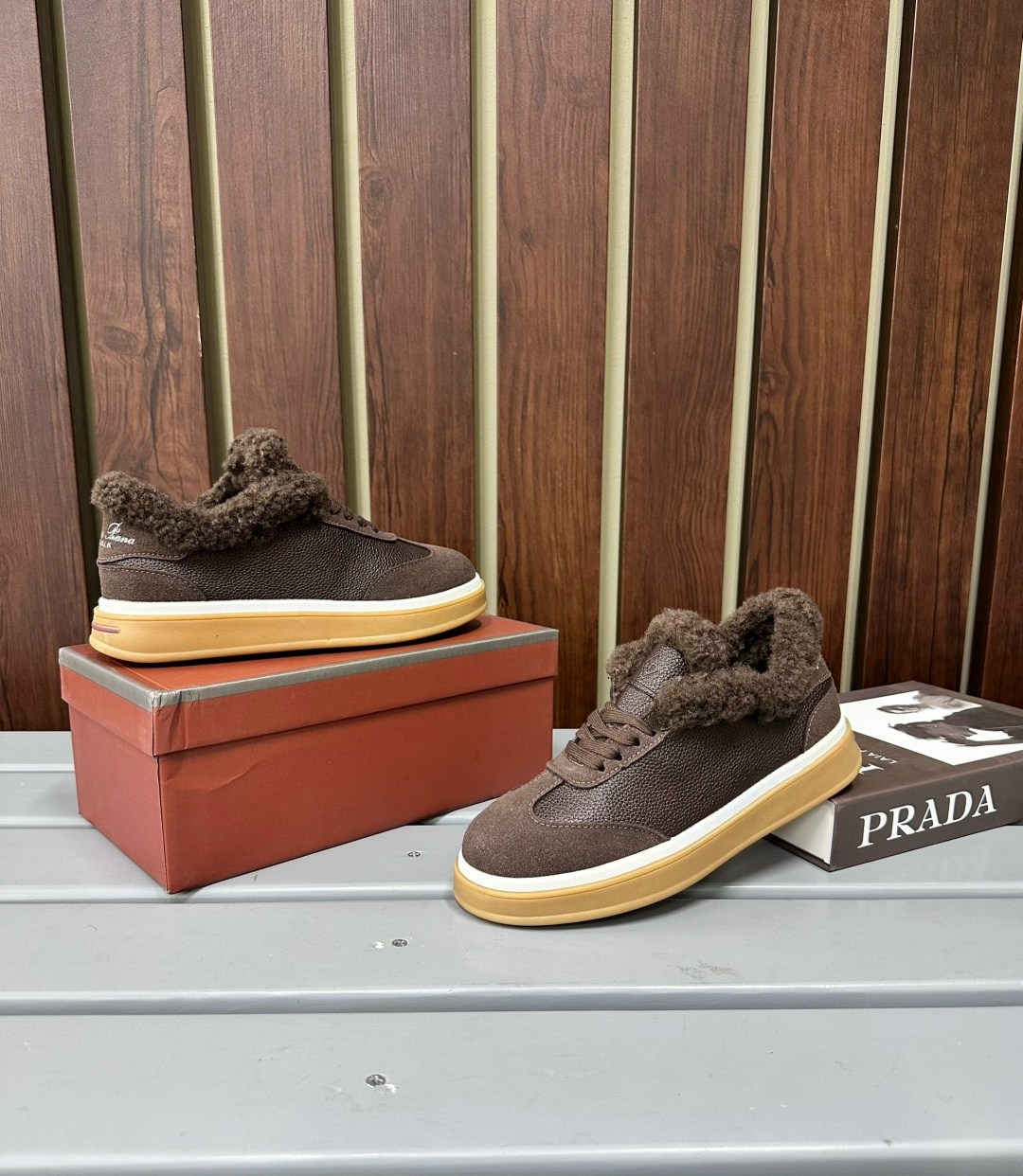 кроссовки loro piana,женские кроссовки с мехом,женские зимние кроссовки,,меховые кроссовки