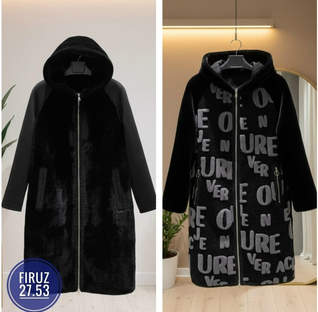 дубленка шуба зимняя двухсторонняя с капюшоном,дубленка с капюшоном,женская дубленка,шуба из мутона,черная дубленка