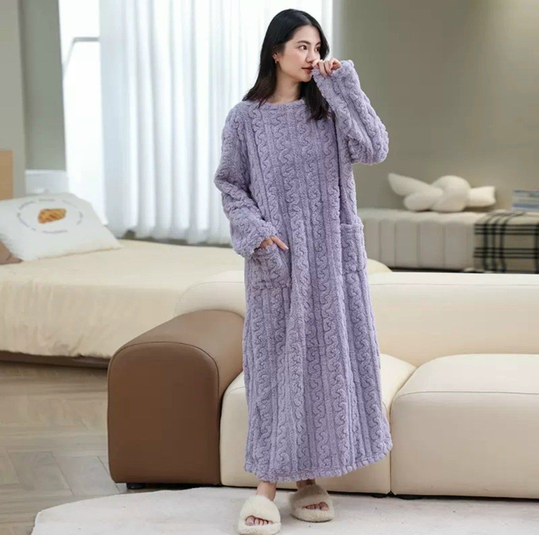 теплый халат,теплая домашняя одежда,платье теплое,женские халаты,теплая пижама