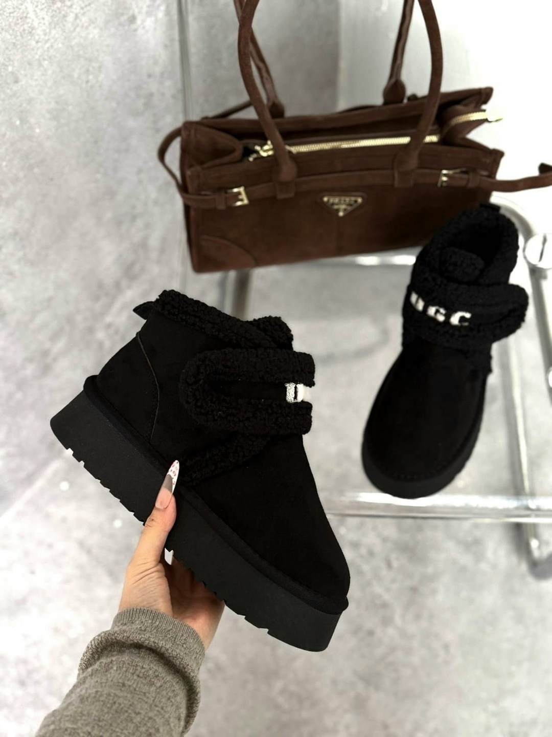 угги женские,,женские угги ugg, женская зимняя,модные зимние ботинки