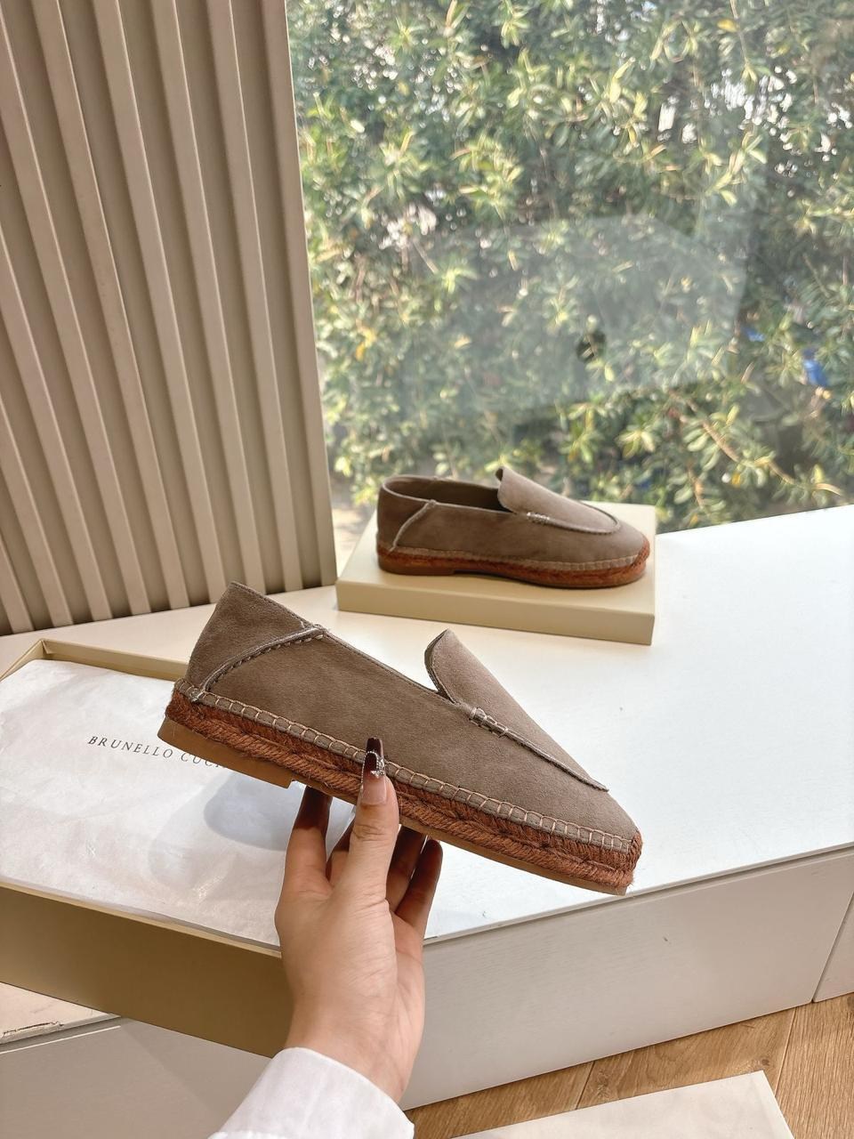 эспадрильи brunello cucinelli,,лоферы brunello cucinelli,замшевые лоферы,лоферы loro piana