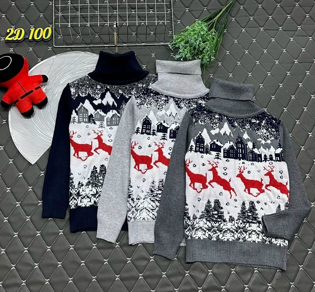 новогодняя кофта,свитер детский,свитера для мальчик,свитер,свитер детская