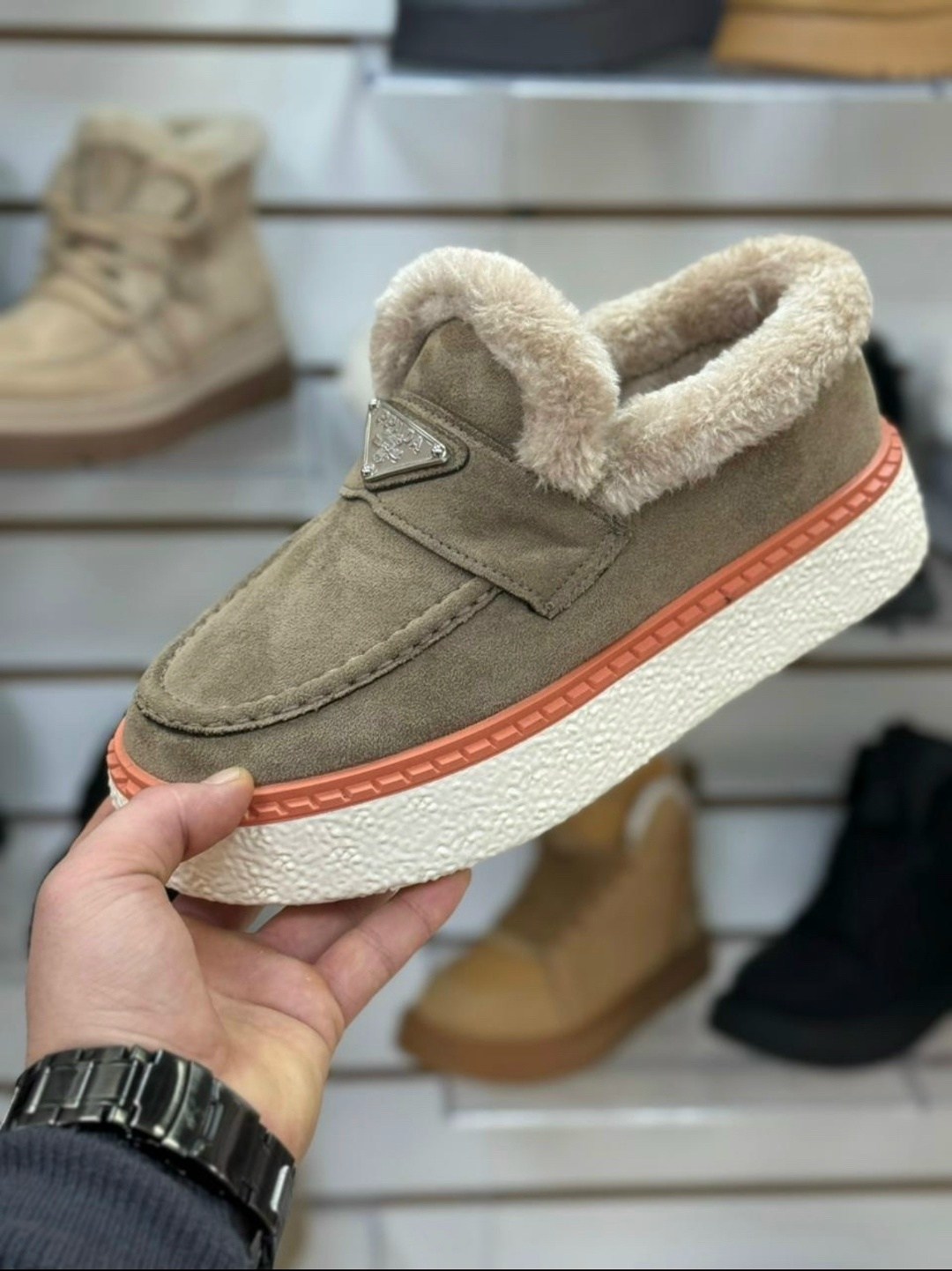 ,женская ,лоферы с мехам, женская зимняя,лоферы зимние женские