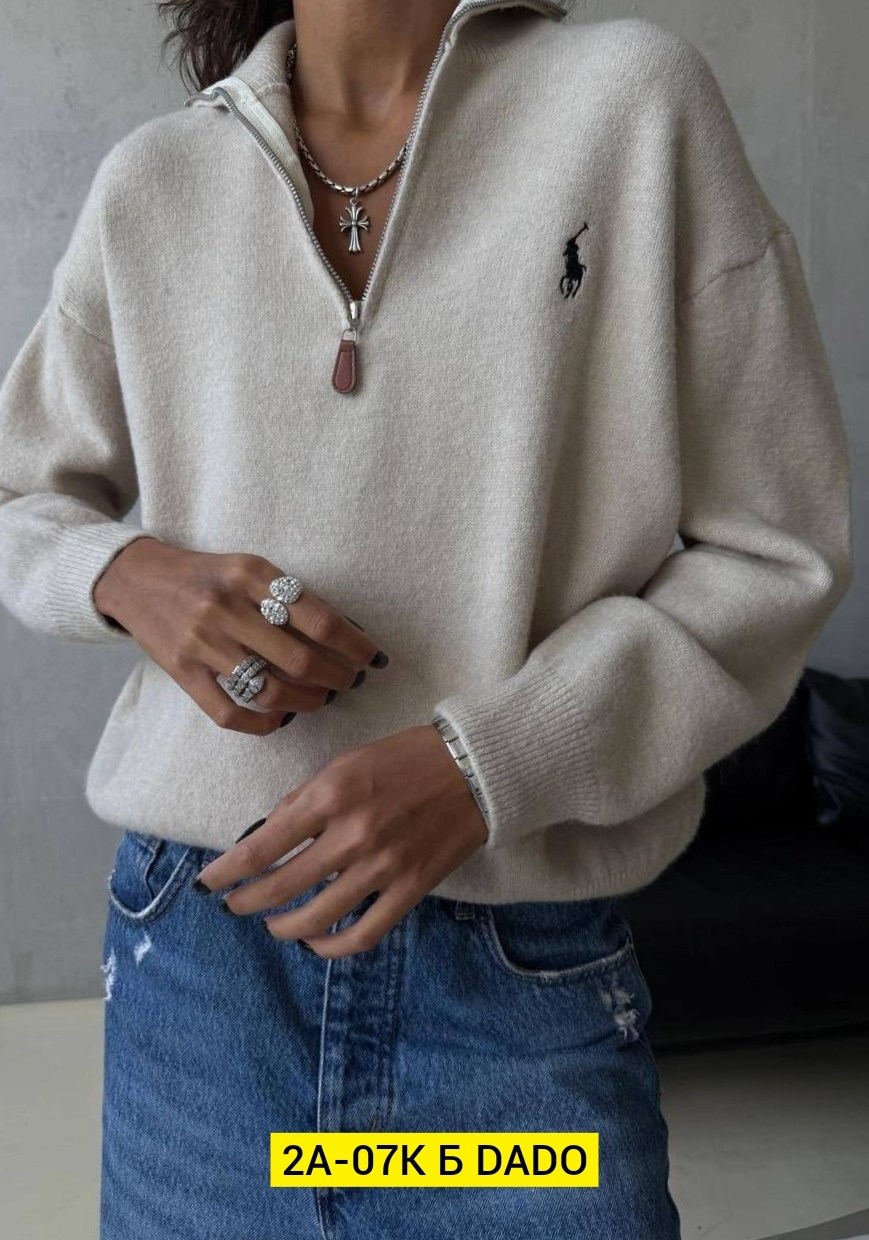 модные свитера,женская кофта,кофта с замком,свитера женские,свитер поло