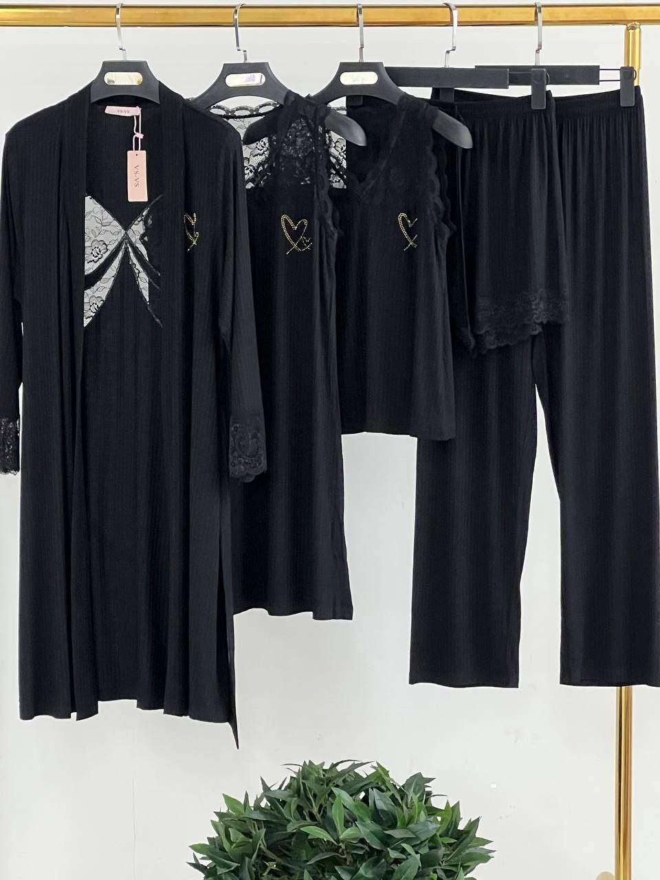 комплект пижамы 6в1 виктория сикрет,женские пижамные комплекты,пижама комплект,пижама домашний одежда,женская пижама комплект