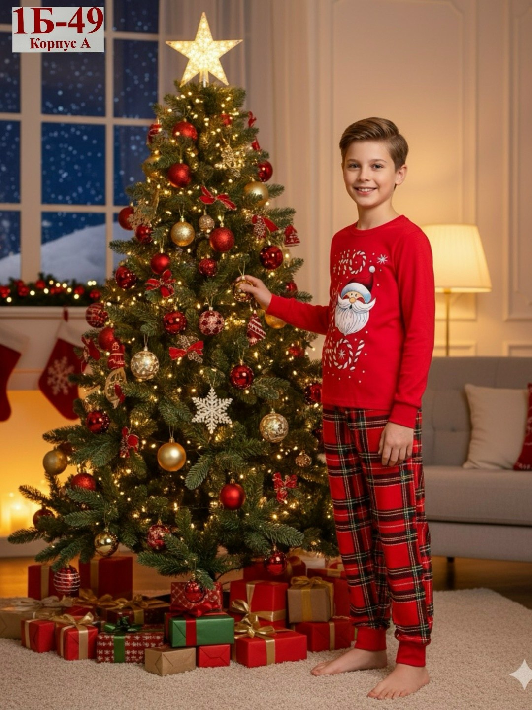 детская новогодняя пижама,новогодние пижамы,детская пижама,пижама для мальчика,комплект пижама