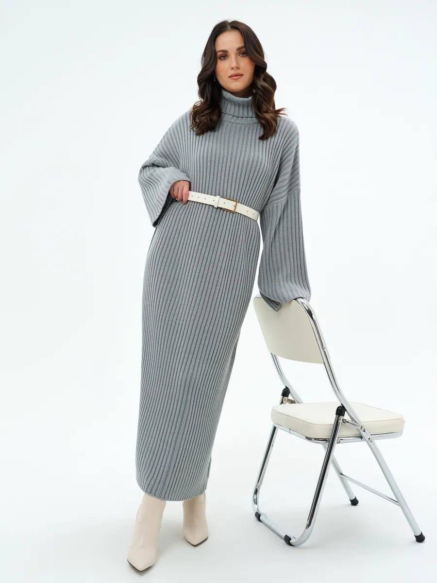 платье вязаное длинное трикотажное,платье вязаное длинное трикотажное зима,платье шерстяное,платье свободного кроя,вязаное платье