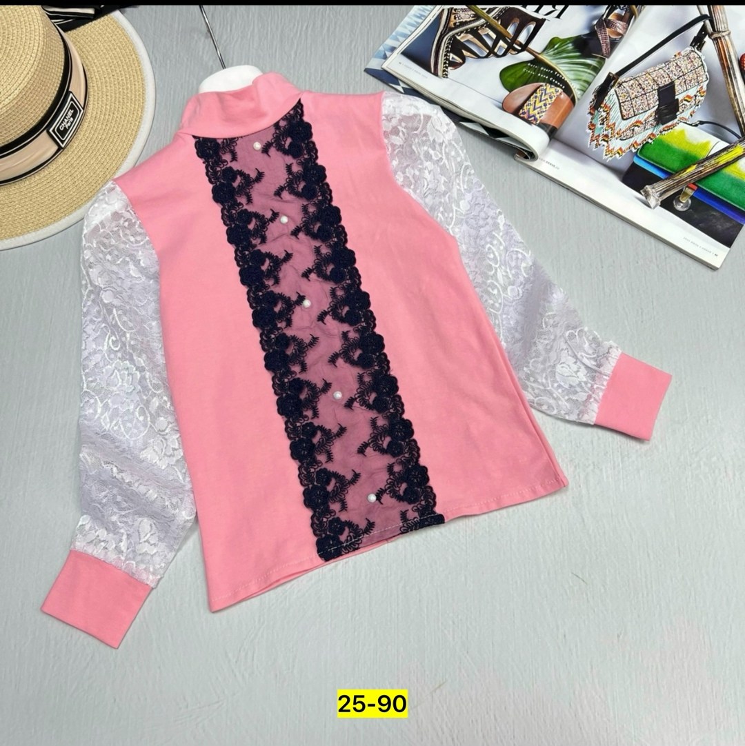 блузка розовая,детская кофта,блузка,блузка на девочку,блузка школьная