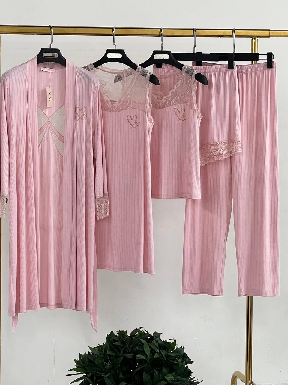 комплект пижамы 6в1 виктория сикрет,женские пижамные комплекты,пижама комплект,пижама домашний одежда,женская пижама комплект