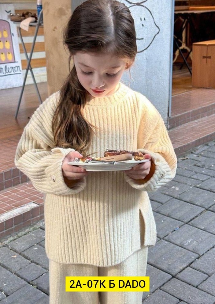 повседневный костюм,вязаные костюмы,свитер для девочек,вязаный костюм для девочек,костюмы для девочки