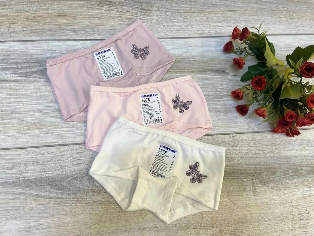 детское нижнее белье,комплект трусов слипы baykar для девочек,детские трусы,трусы для девочек,комплект трусов слипы baykar