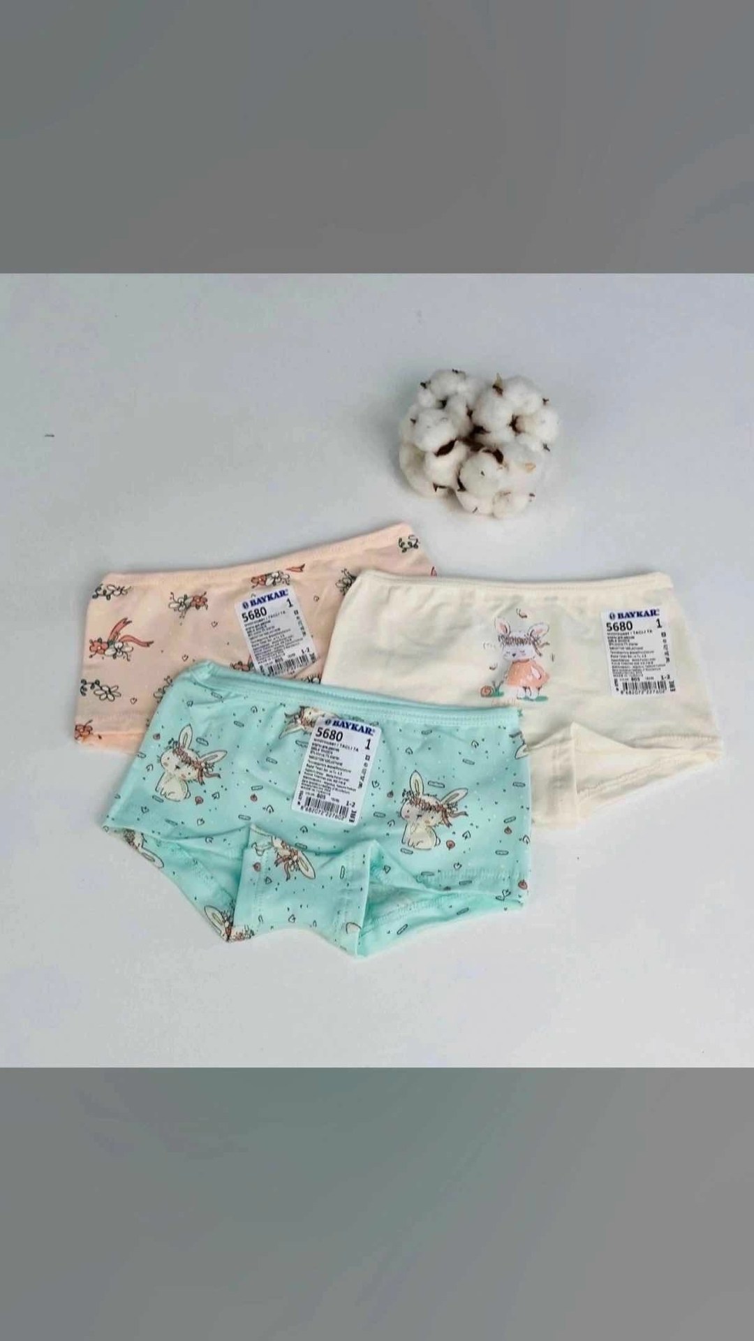 детское нижнее белье,комплект трусов слипы baykar для девочек,детские трусы,трусы для девочек,комплект трусов слипы baykar