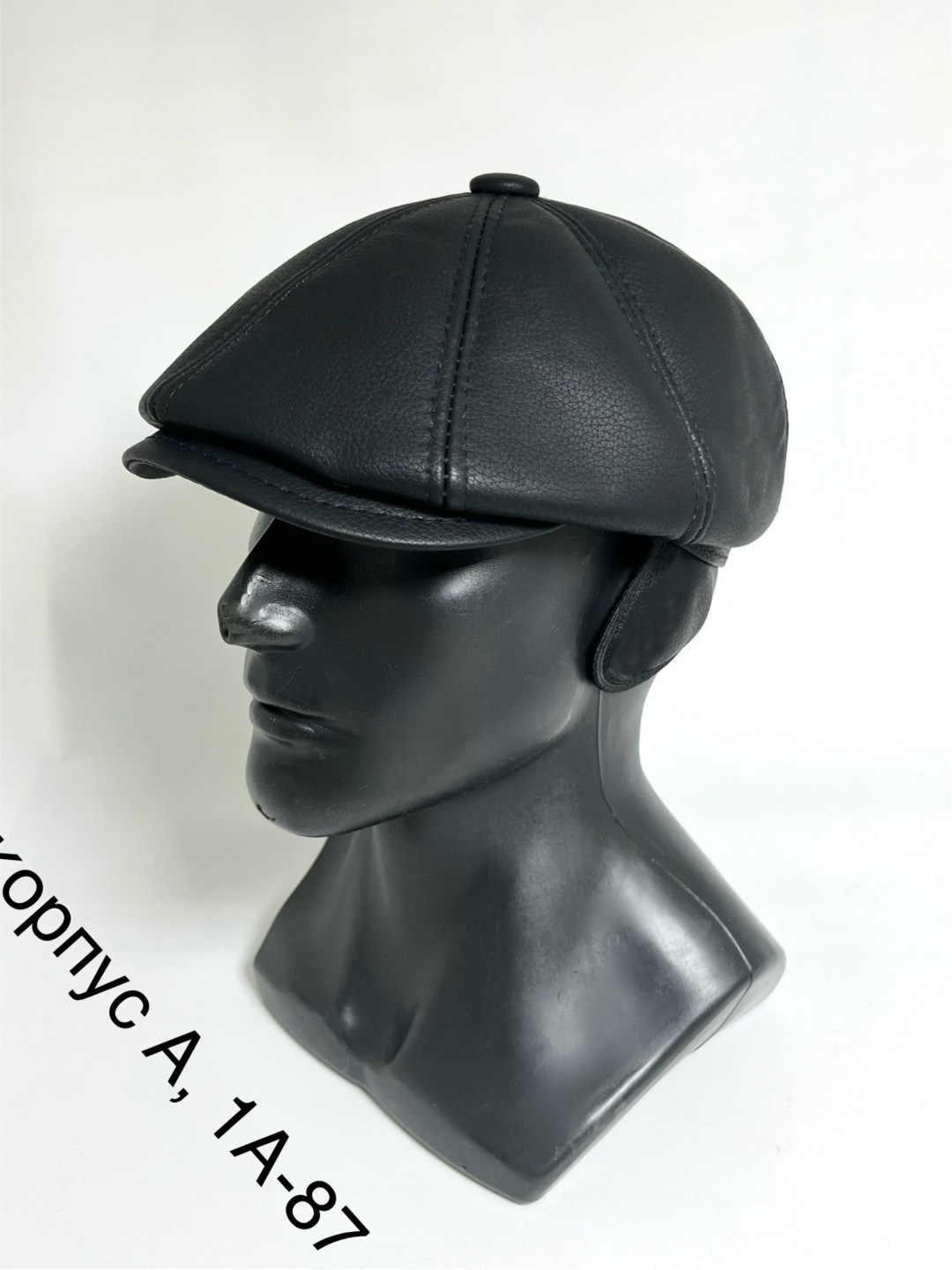 кожаная кепка,кепки мужские,кепка мужская восьмиклинка,кепка восьмиклинка,кепка демисезонная