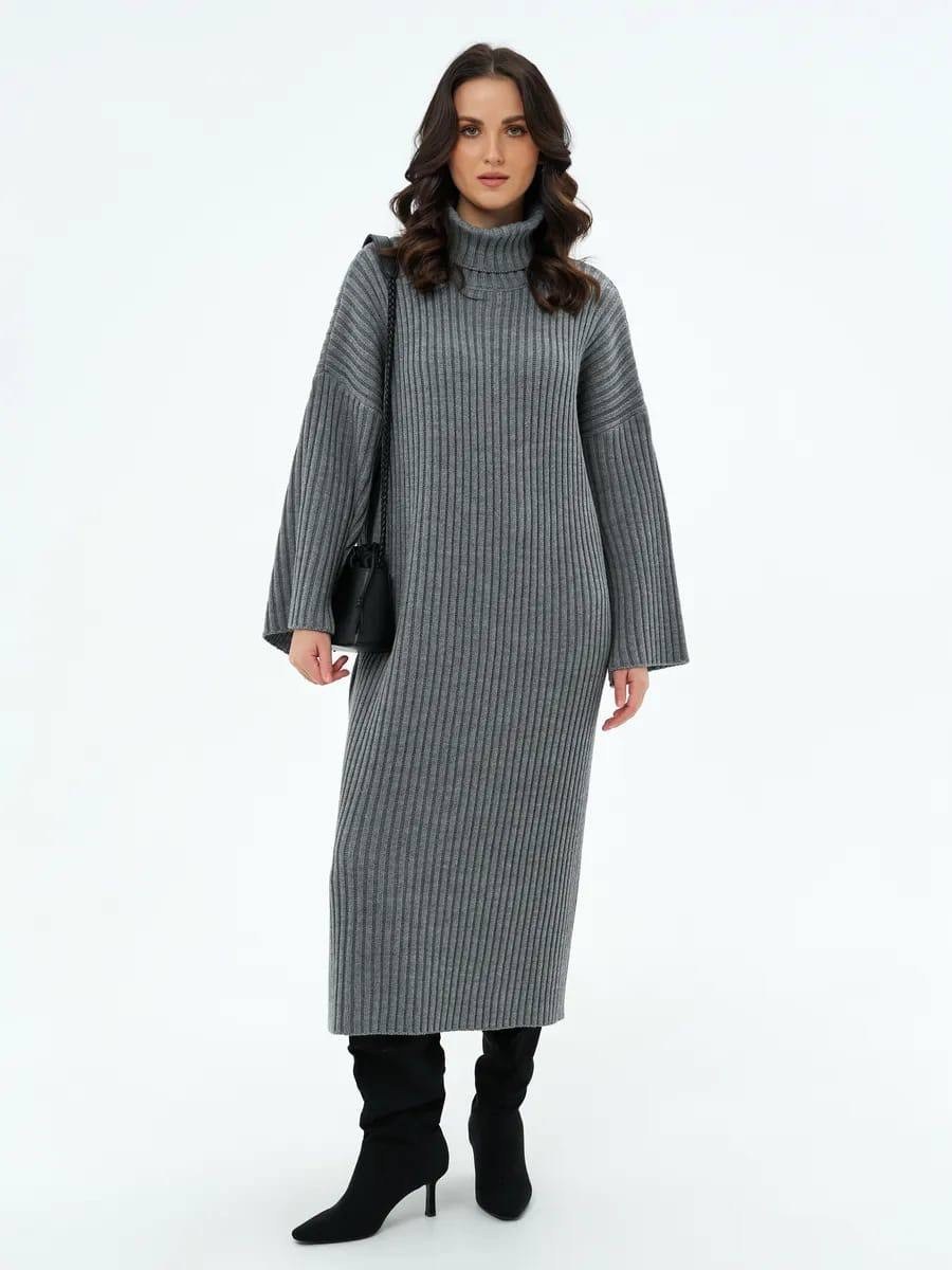 платье вязаное длинное трикотажное,платье вязаное длинное трикотажное зима,платье шерстяное,платье свободного кроя,вязаное платье