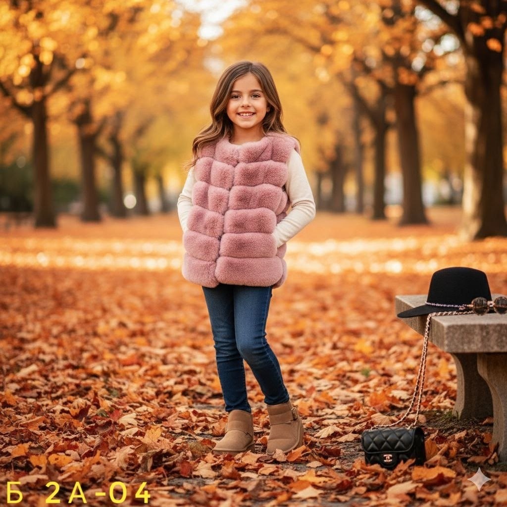меховая жилетка для девочки,меховая жилетка,меховая жилет,жилетка детская меховая,жилет детский меховой