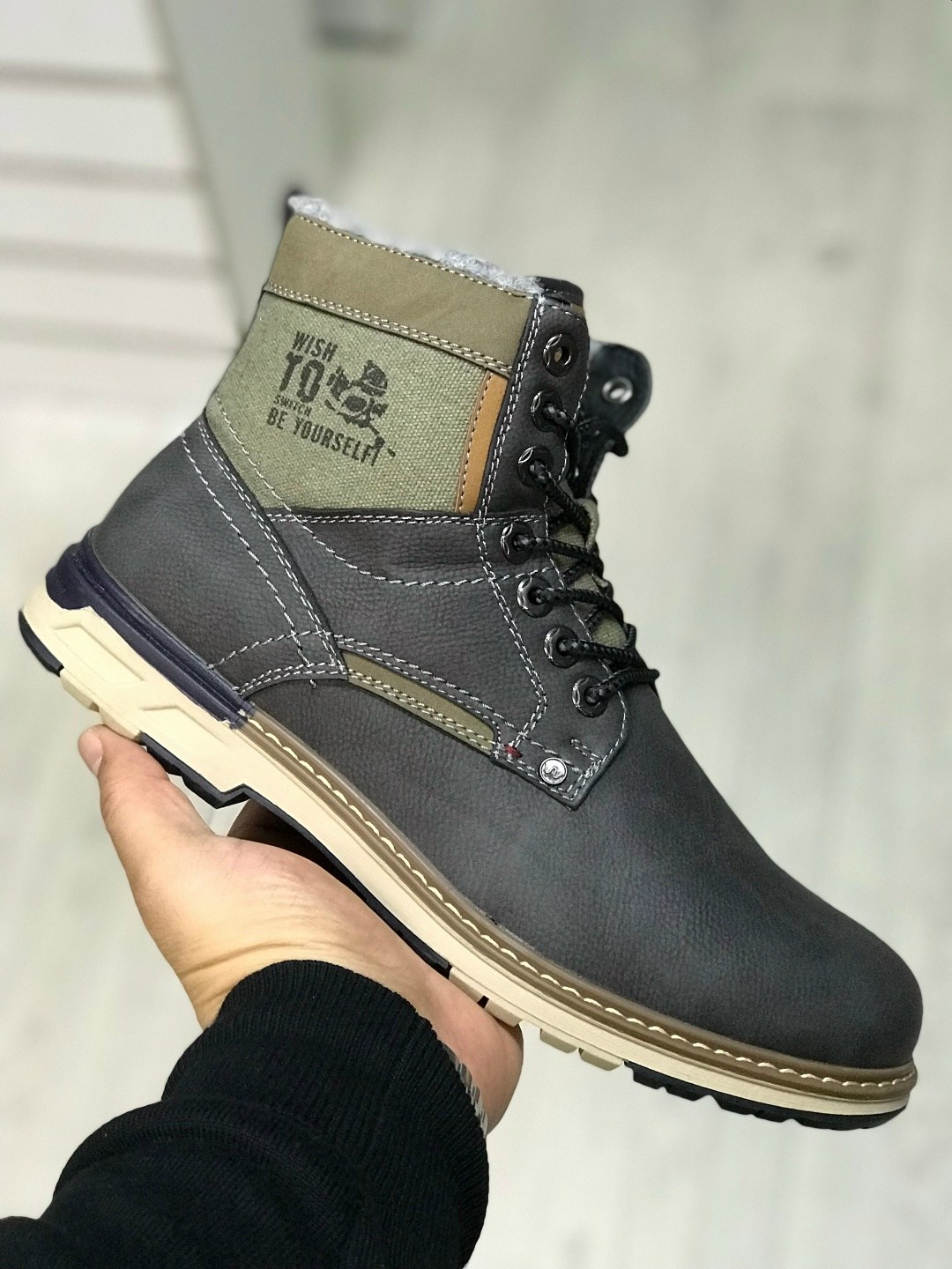 ,мужские зимние ботинки, мужская зимняя,ботинки мужские,мужские зимние ботинки из натуральной кожи