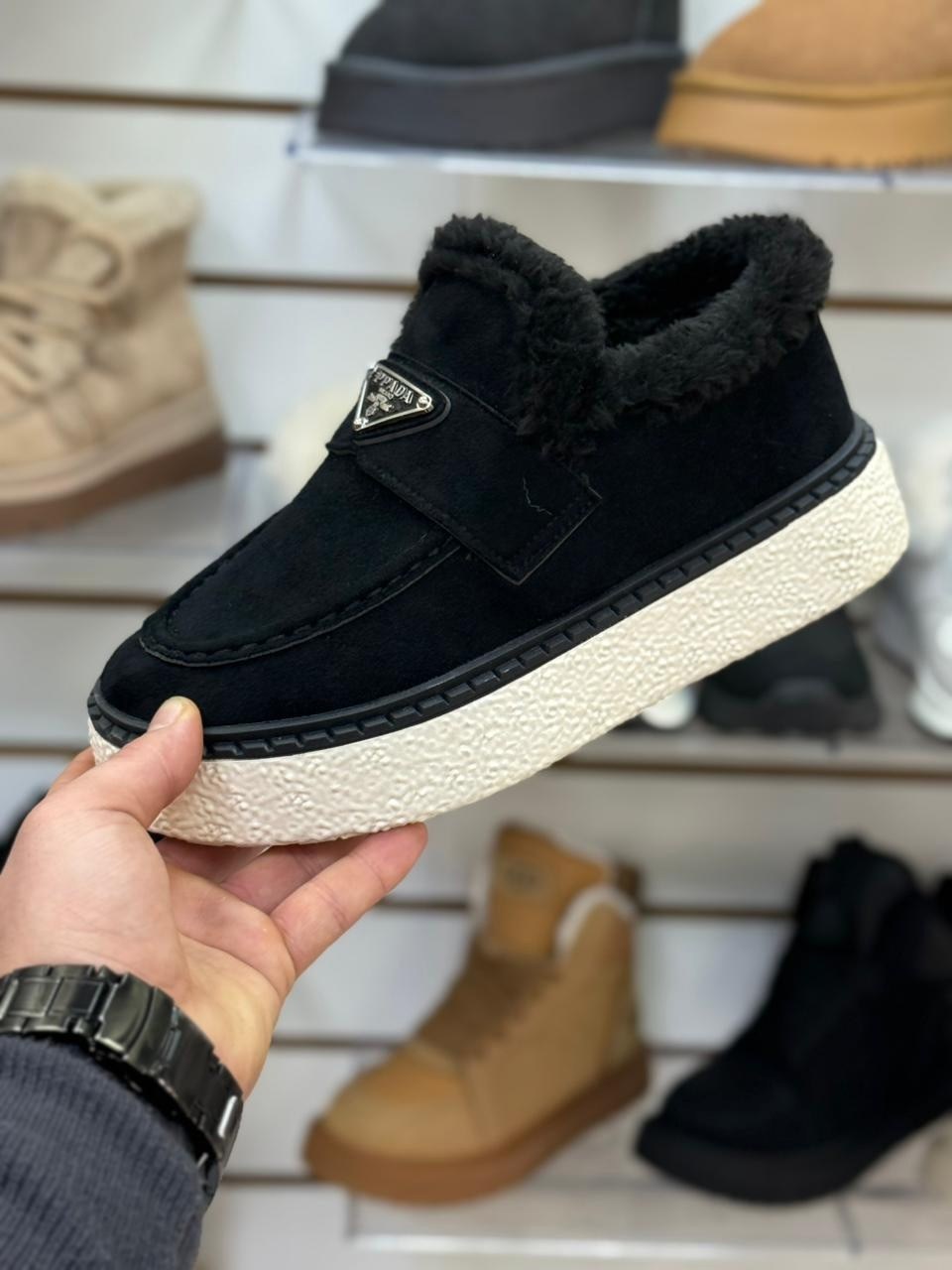 ,лоферы зимние женские, женская зимняя,зимняя ,брендовая