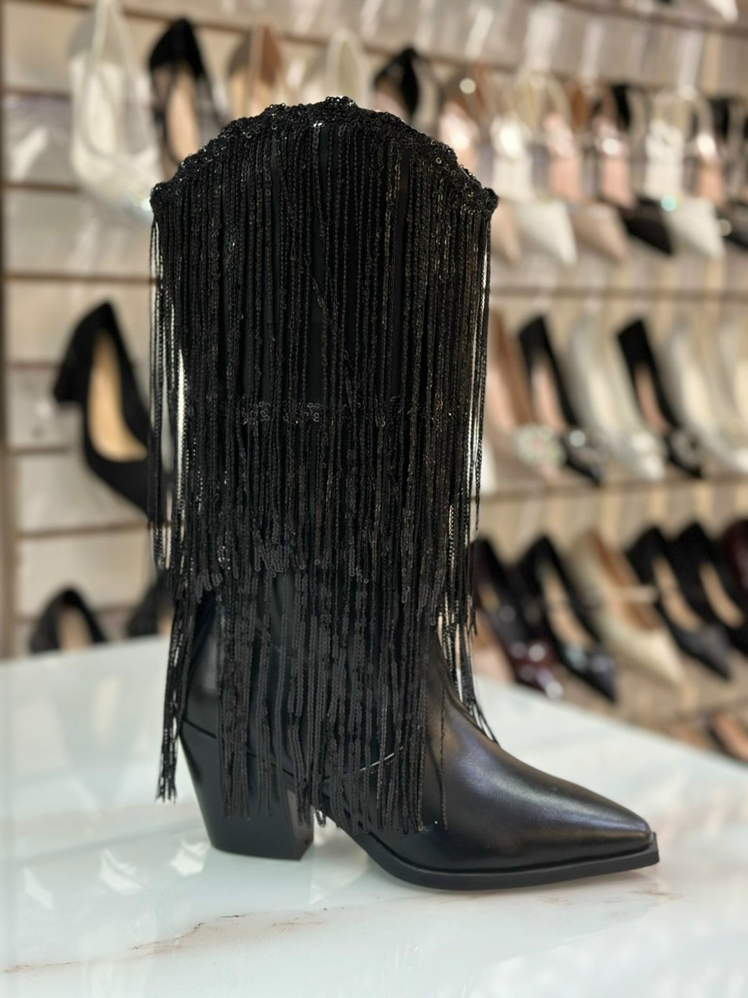 ,женские ковбойские сапоги,сапоги с бахромой,модные сапоги,женские сапоги