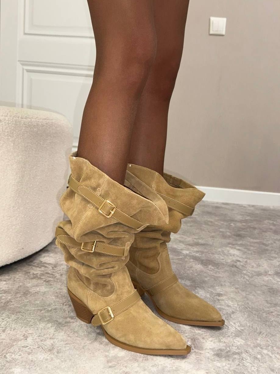 женские сапоги,замшевые сапоги,коричневые сапоги,модные сапоги,