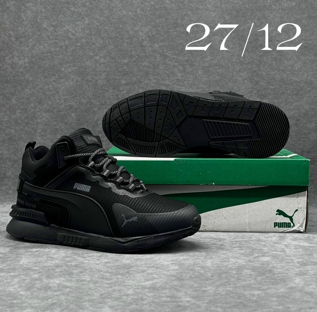 зимние кроссовки puma,кроссовки puma,кроссовки мужские puma,ботинки puma,кроссовки puma черные