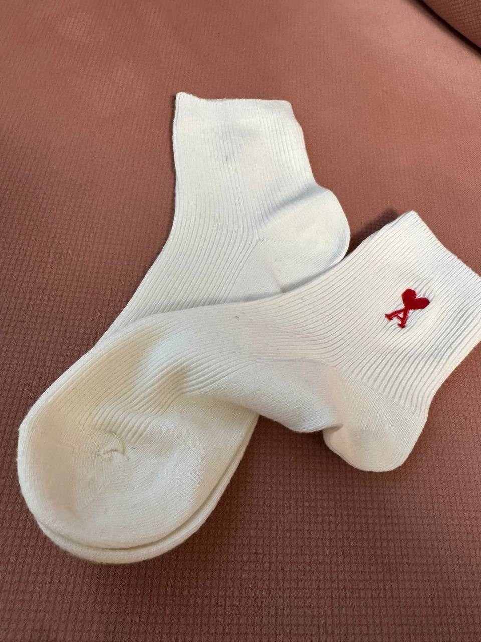 носки женские белые amigobs,носки женское,хлопковые носки женские,короткие носки,носки с сердечками