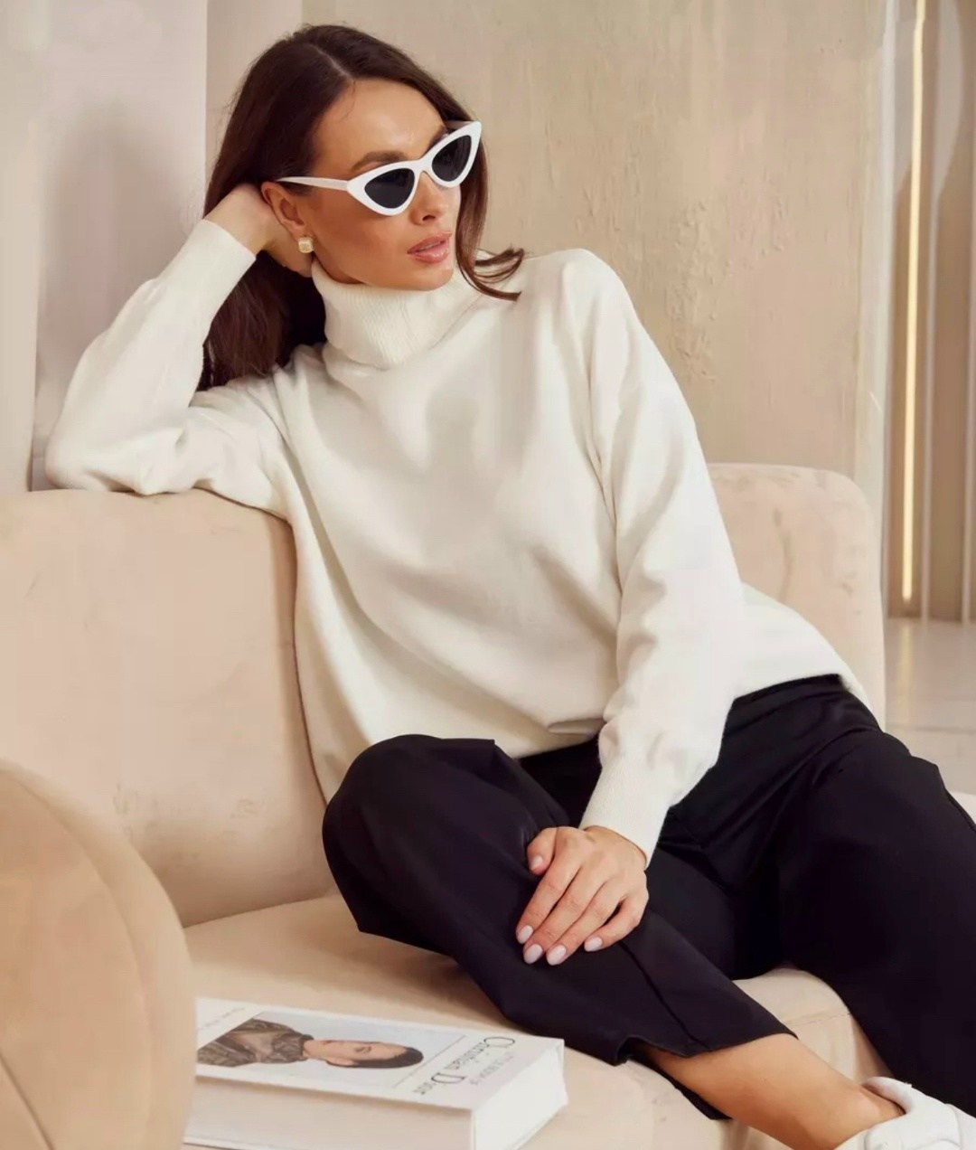 свитер удлиненная,джемпер,женские свитера,свитер,джемпер с горлом