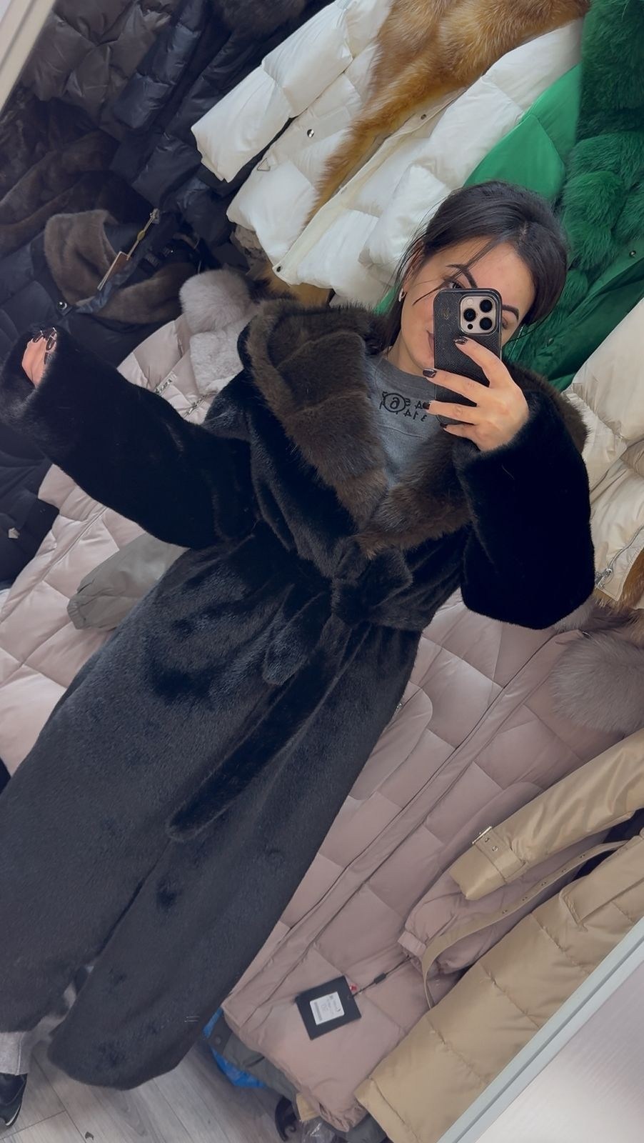 норковая шуба с капюшоном,норковые шубы,шуба с капюшоном,шубка,удлиненная шуба