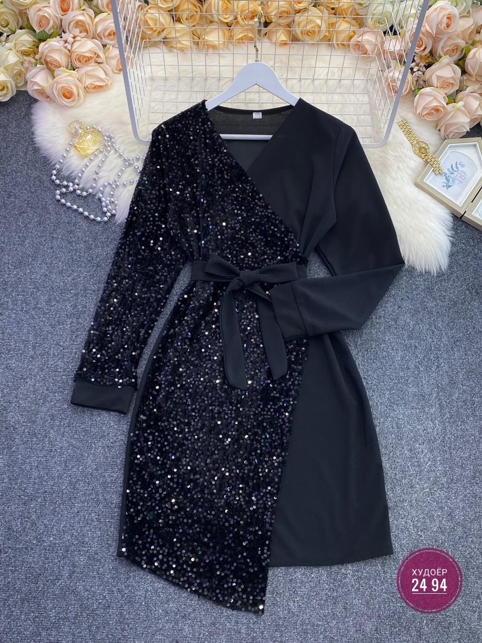 платье женское нарядное для полных,платье с пайетками больших размеров,платье с запахом для полных женщин,платье большие размеры,нарядное платье