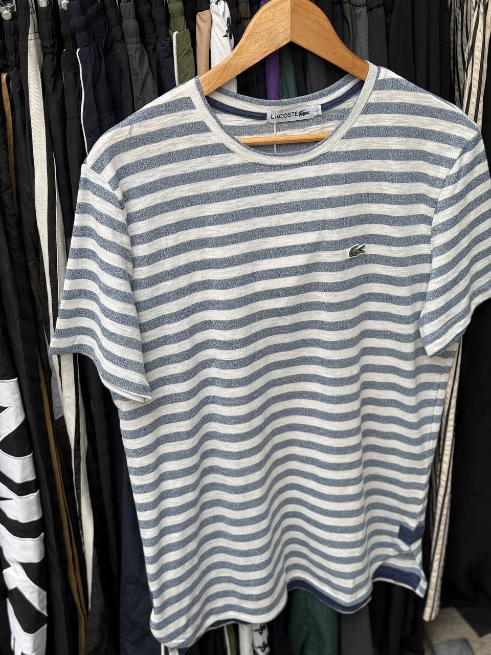мужские футболки lacoste,полосатая футболка мужская lacoste,универсальные футболки,футболка lacoste,футболка lacoste stripe