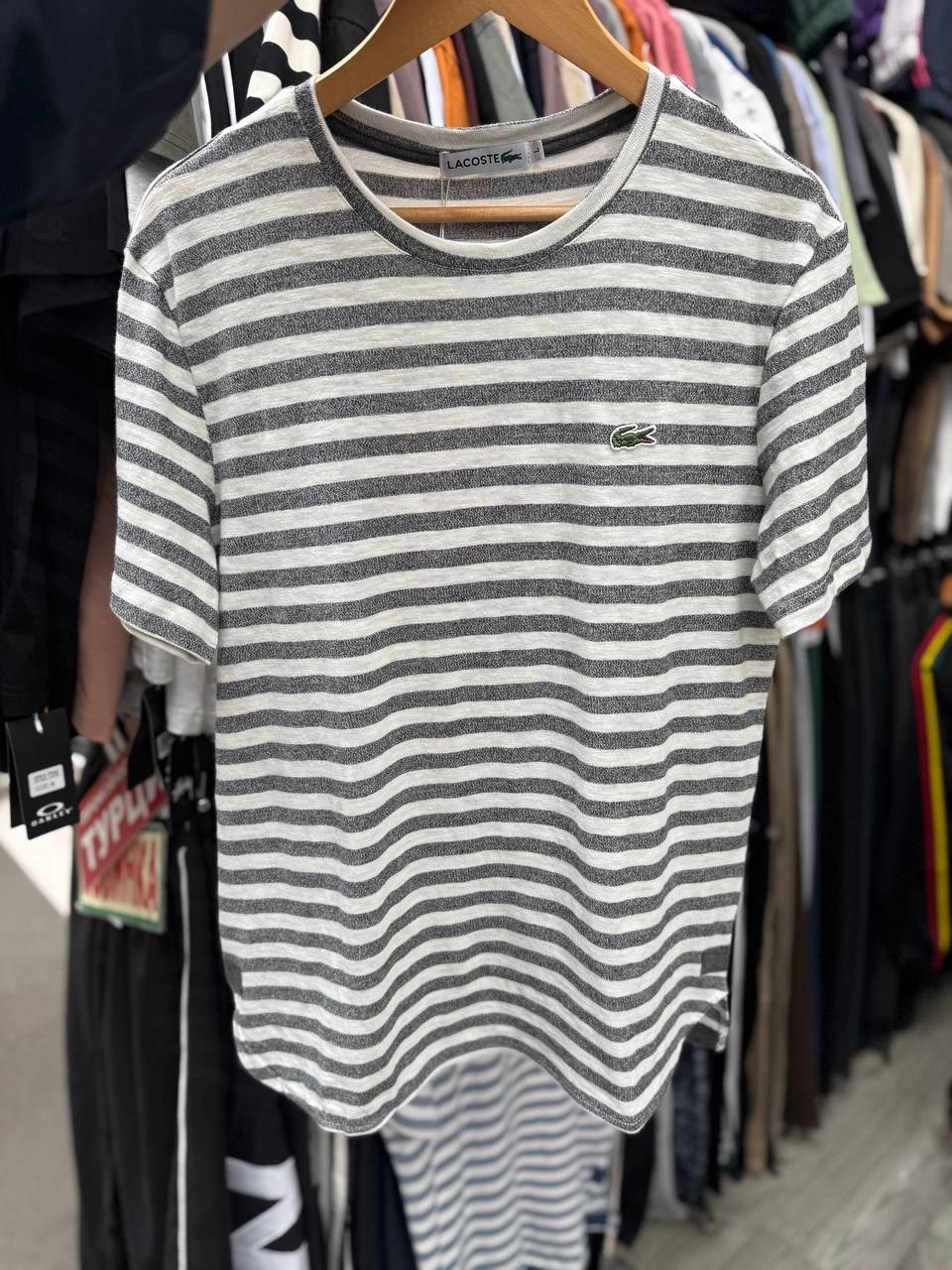 мужские футболки lacoste,полосатая футболка мужская lacoste,универсальные футболки,футболка lacoste,футболка lacoste stripe