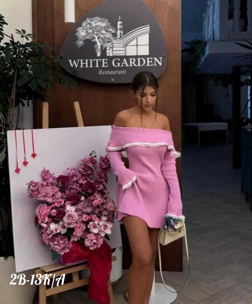 трикотажное платье с открытыми плечами,платье вязаное женское,платье вязаное,платье вязаное мини,платье со свитером