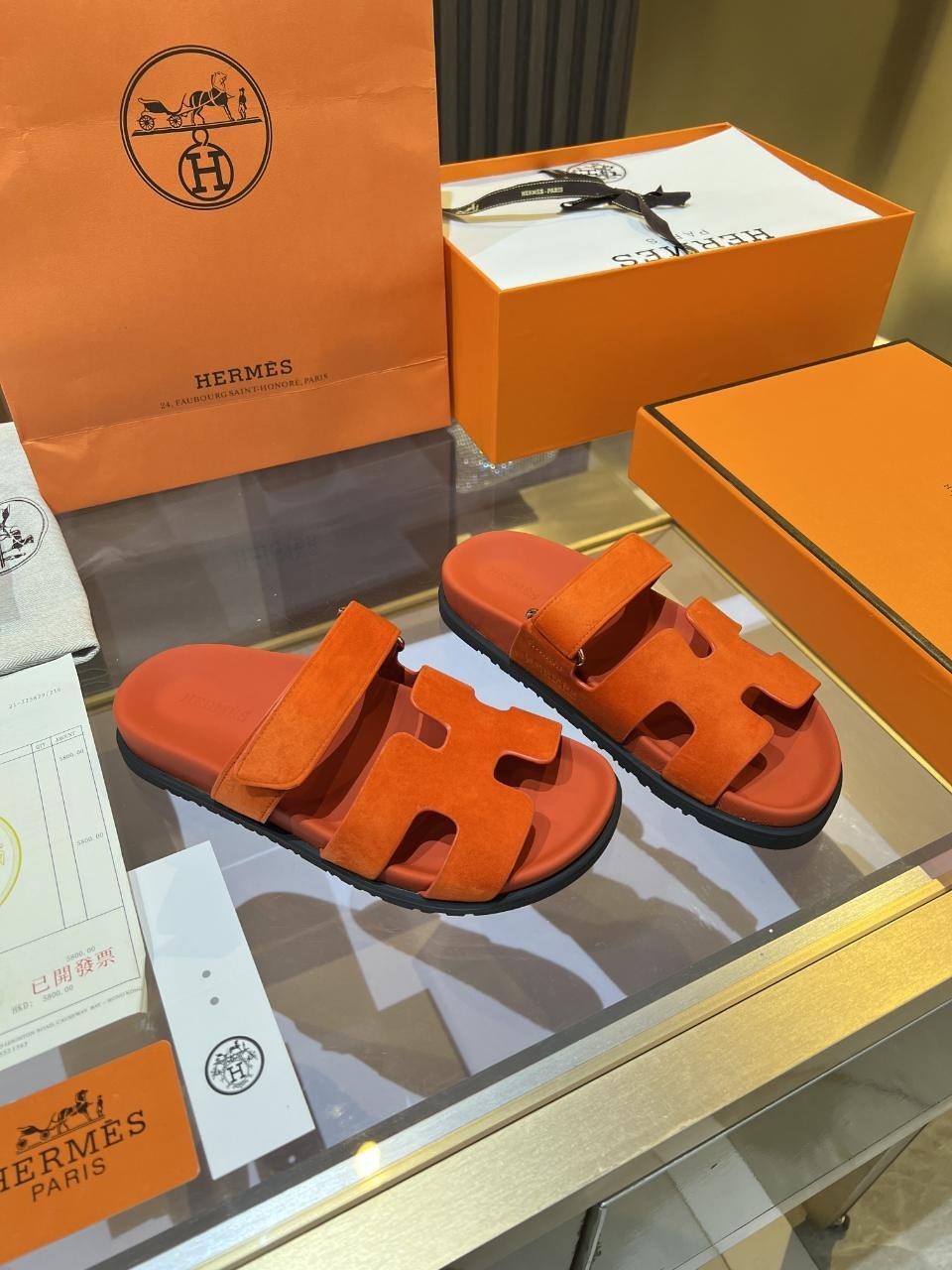 шлепанцы hermes,шлепанцы hermes оранжевые,сандалии hermes,босоножки hermes,шлепки hermes