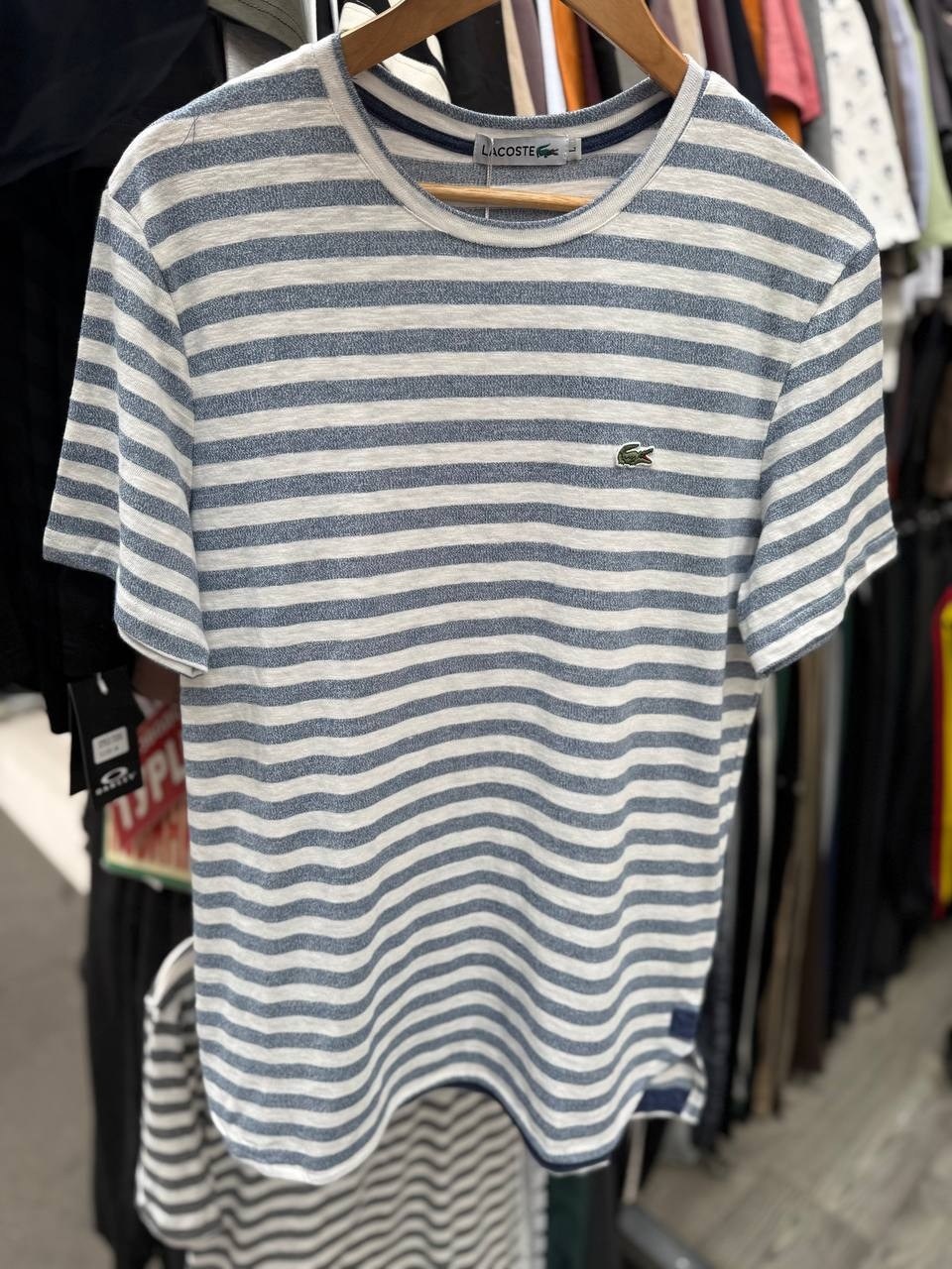 мужские футболки lacoste,полосатая футболка мужская lacoste,универсальные футболки,футболка lacoste,футболка lacoste stripe