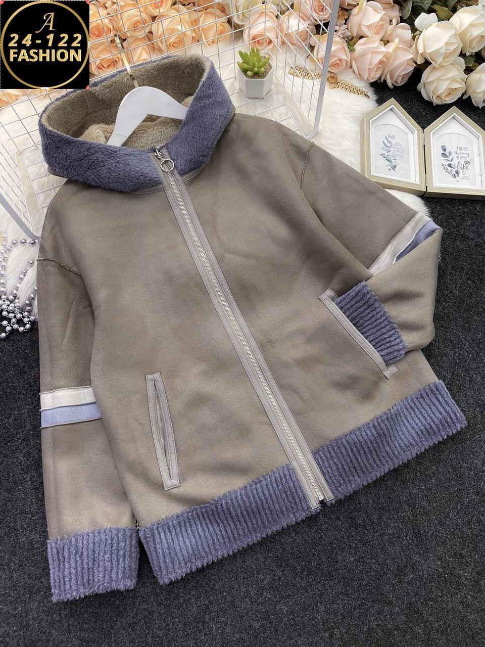 двухсторонняя дубленка женская,куртка женская,повседневная куртка,толстовки женская,верхняя одежда бомберы