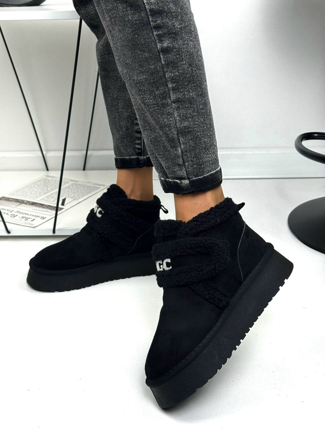 угги женские,,женские угги ugg, женская зимняя,модные зимние ботинки