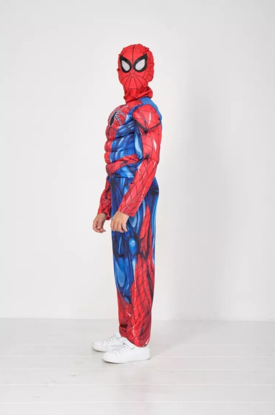 карнавальный костюм человека паука,детский карнавальный костюм человек паук,детский костюм человека паука,карнавальный костюм человек паук малый,костюм человека паука детский с маской